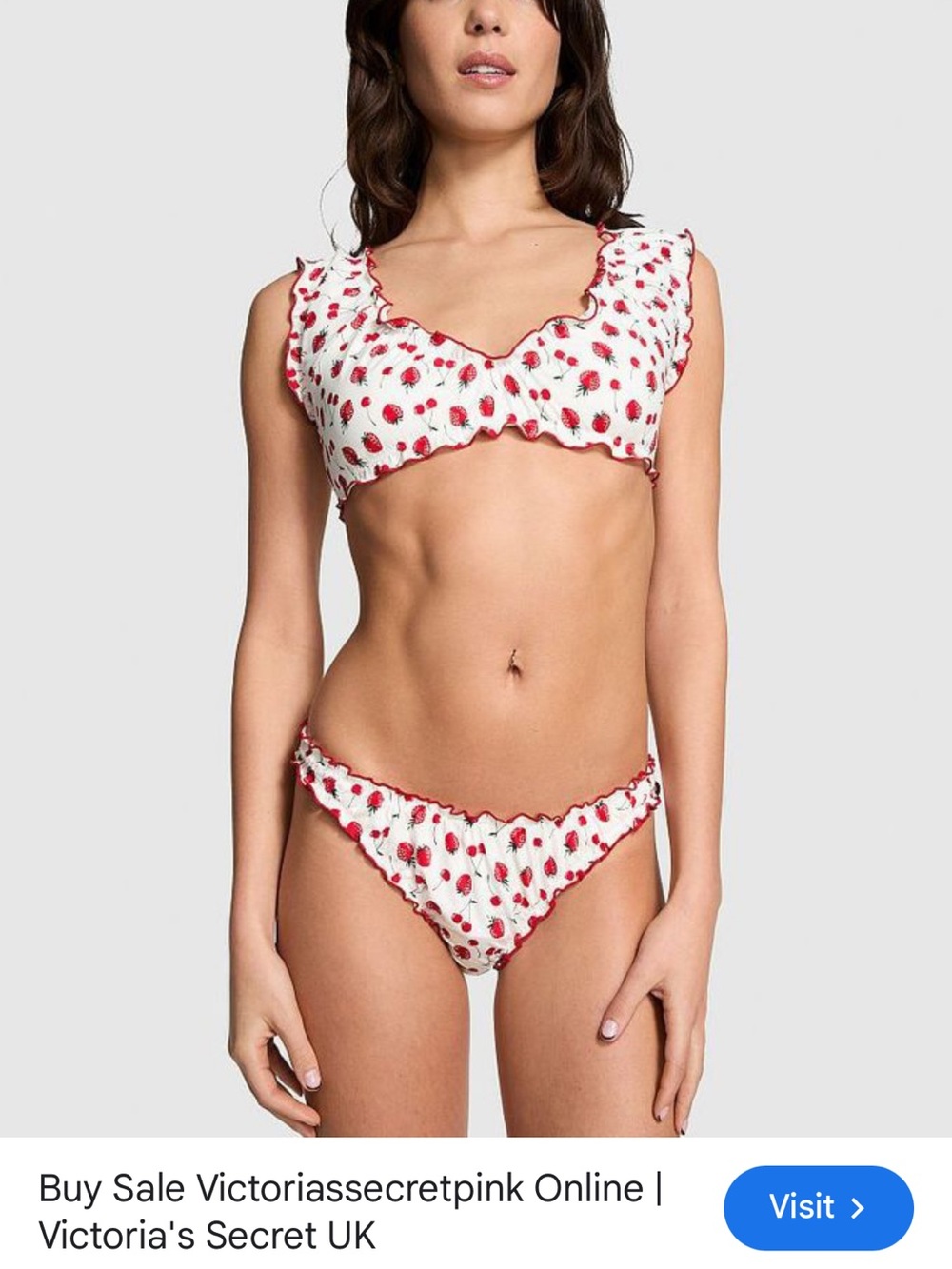 Frankie’s Bikinis x Victoria Secret collab bathing suit top